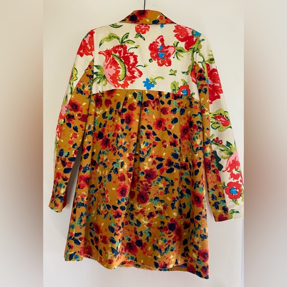 Anthropologie Elevenses Cotton Twill Boho Jacket - Picture 2 of 8